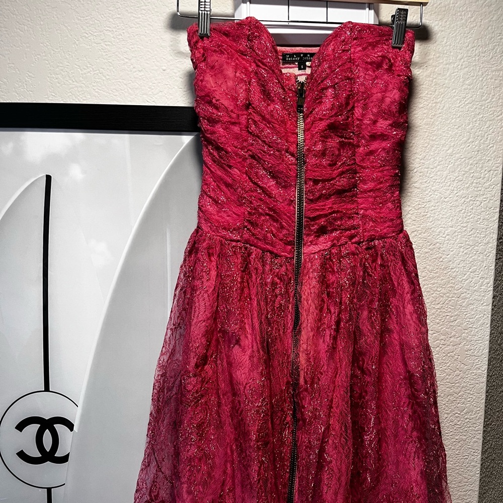COLLECTORS  Betsey Johnson ULTRA strapless corset dress